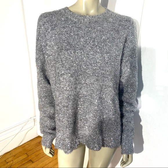 FASHIONNOVA SILVER Oversized Sweater - Picture 6 of 11